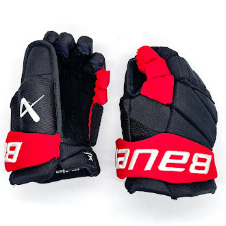 Bauer Vapor Hyperlite - Gant d'occasion NHL Pro Stock - Hurricanes de la Caroline (noir/rouge) n° 2